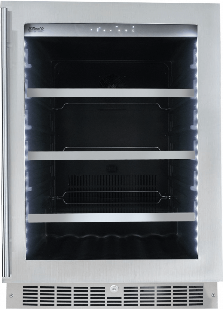 Danby Silhouette 24" Built In Undercounter Beverage Center SPRBC056D1SS on Fridge.com