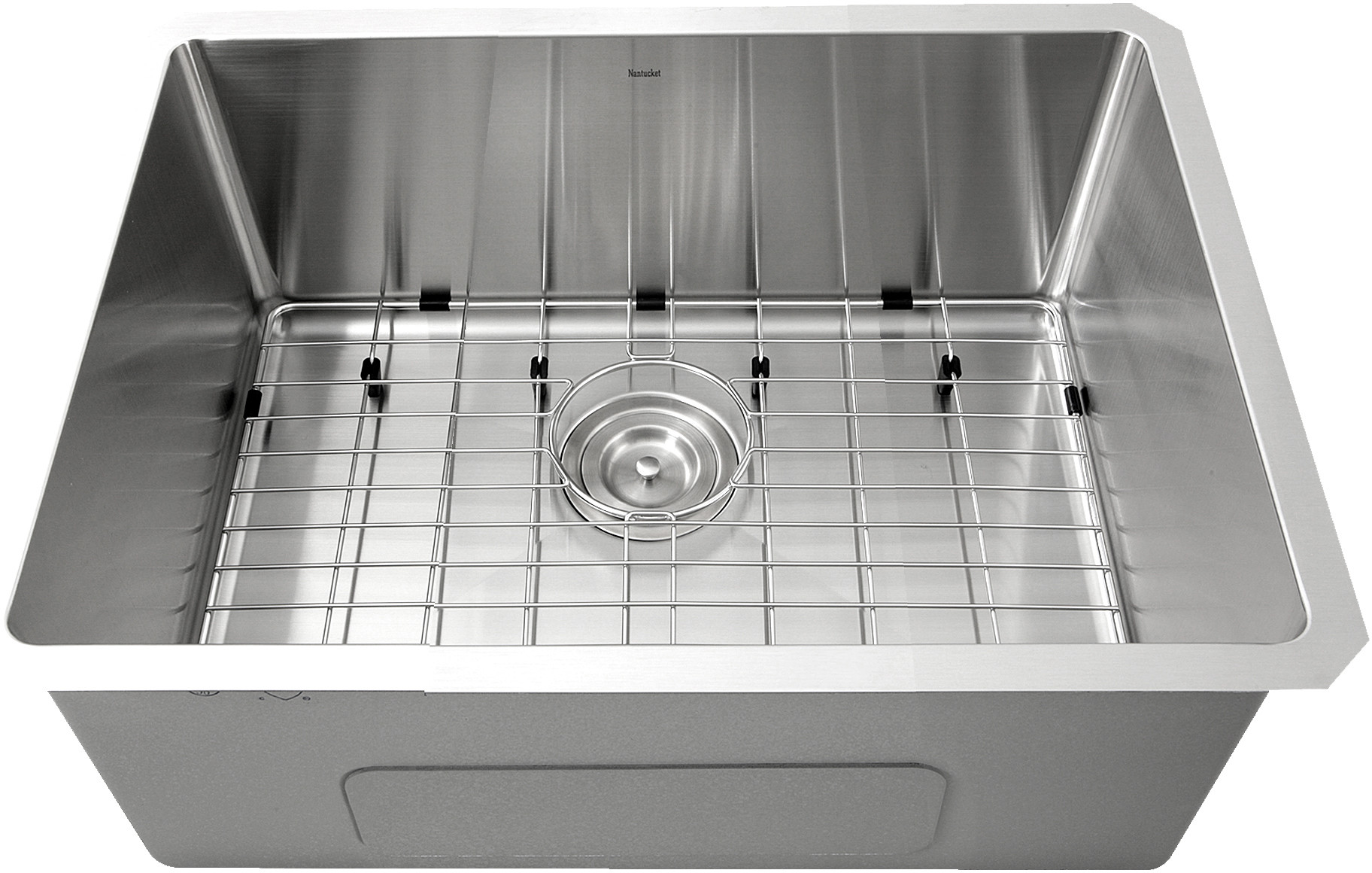 Pro Series Rectangle Single Bowl Undermount Small Radius Corners Stainless Steel Kitchen Sink