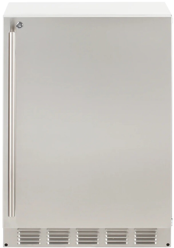 Sapphire SR24SSADA ADA Series 24 inch Compact Refrigerator with 4.7 cu. ft. Capacity, ADA Compliant, Energy Star, Signature SAPPHIRE Blue Interior, Articulating Concealed Self-Closing Hinge, and Multifunction Capacitive Touch Electronic Control (Stainless