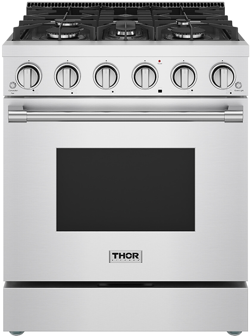 Thor Kitchen SRG3001LP 30 Inch S Series Professional Freestanding Liquid Propane Range with 5.0 Cu. Ft. Oven and 5 Burners