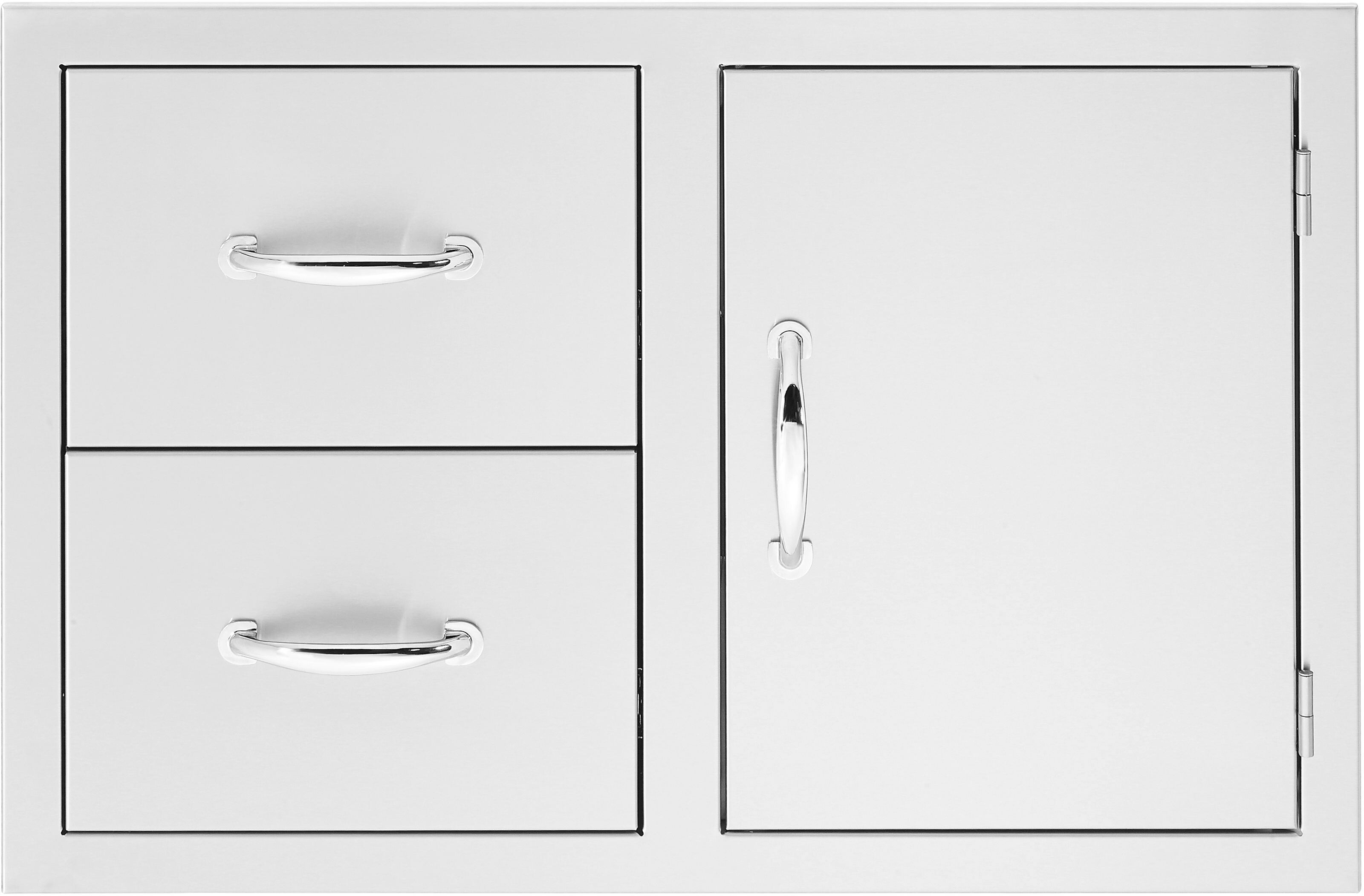 Summerset DC233 33 inch 2-Drawer and Access Door Combo in Stainless Steel
