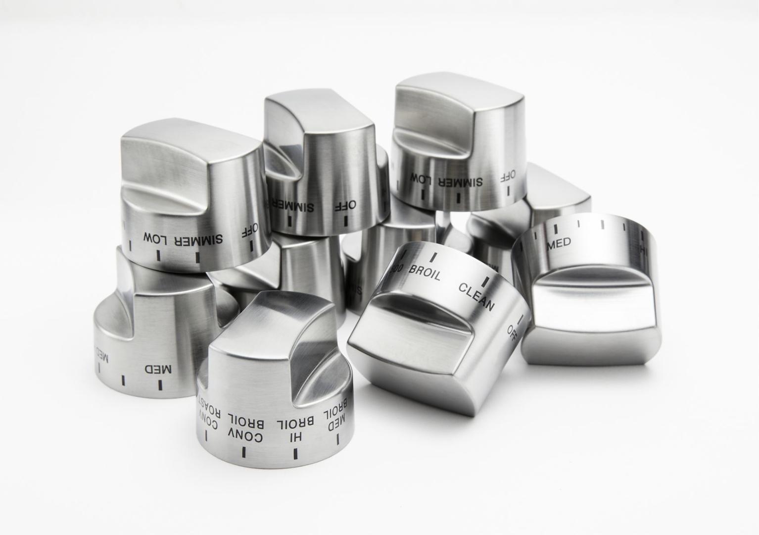 Viking SSKKVECU Stainless Knob kit for Electric Cooktops