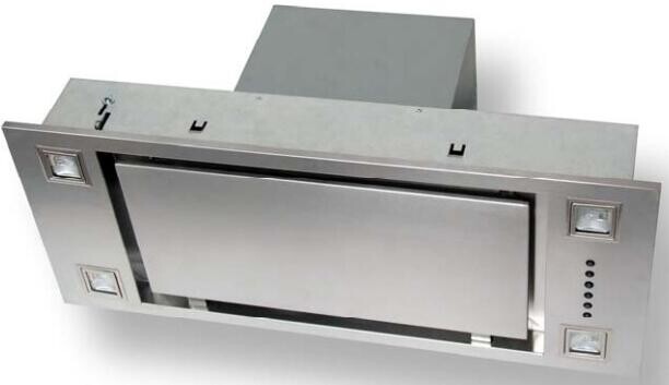 Sirius SU903P36 36 inch Professional Series Custom Hood Insert with 600 CFM, 4 Speed Push-Button, LED Lights in Stainless Steel (00914341301)