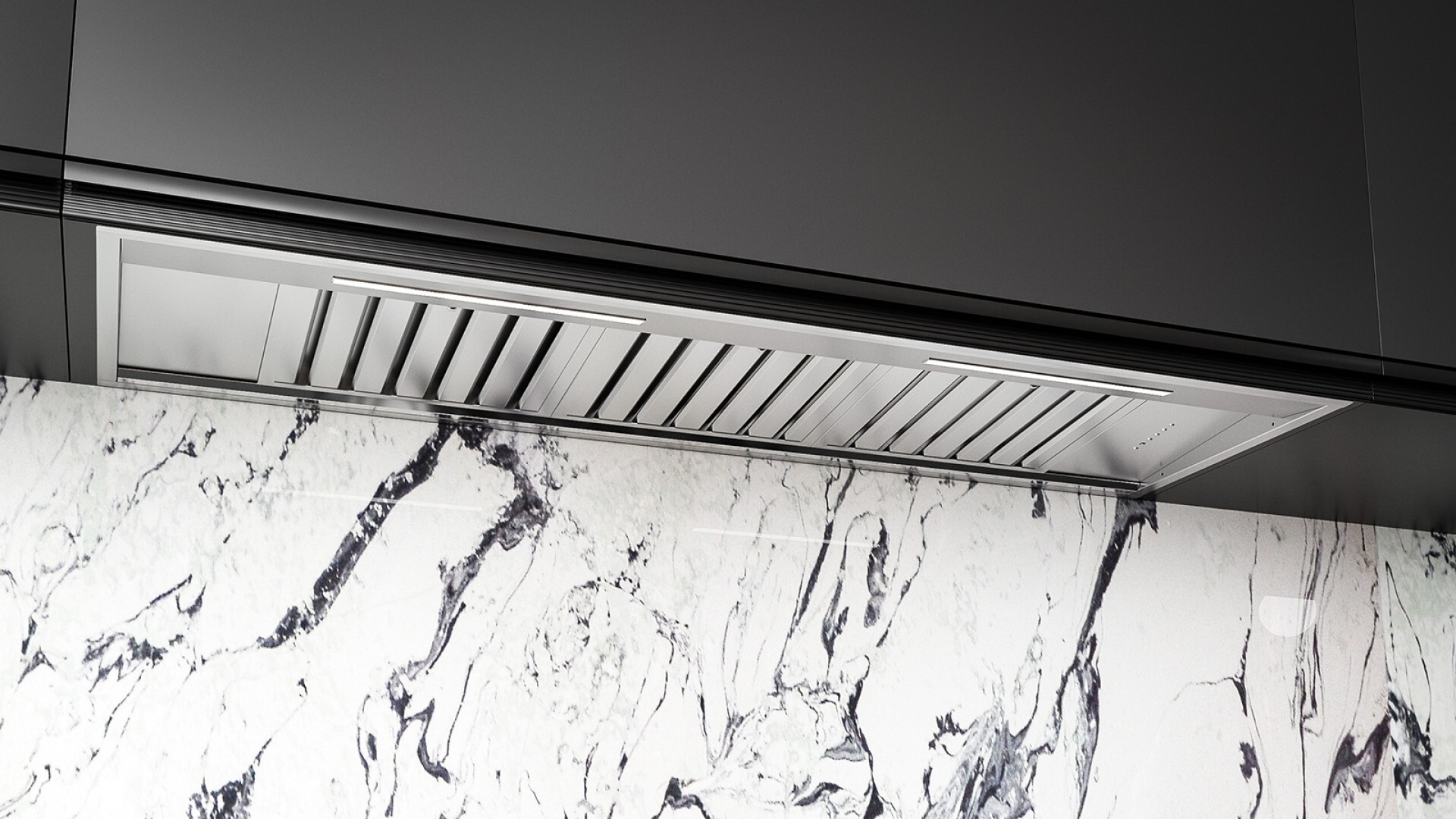 Sirius SU90933 34 inch Professional Series Insert Hood with 1100 CFM, LED Lighting and Baffle Filters in Stainless Steel (00918923611)