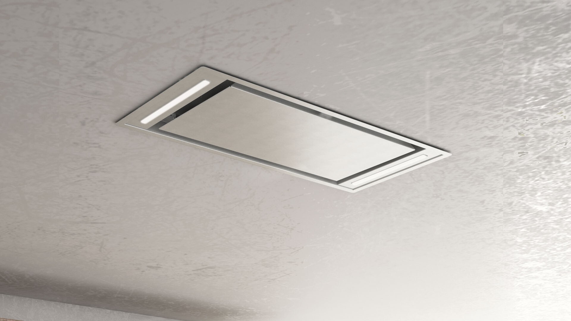 Sirius SUT958OB 36 inch Island Series Ceiling Mount Range Hood with 375 CFM, LED Strip Lighting, 4 Speed Remote Control, Delay Timer (Stainless Steel)