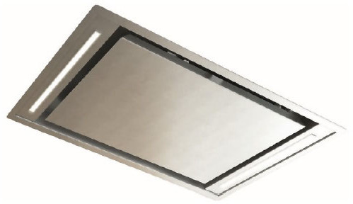 Sirius SUT968 44 inch Ceiling Mount Range Hood with 600 CFM, Remote Controller, LED Lights in Stainless Steel (00919683900)