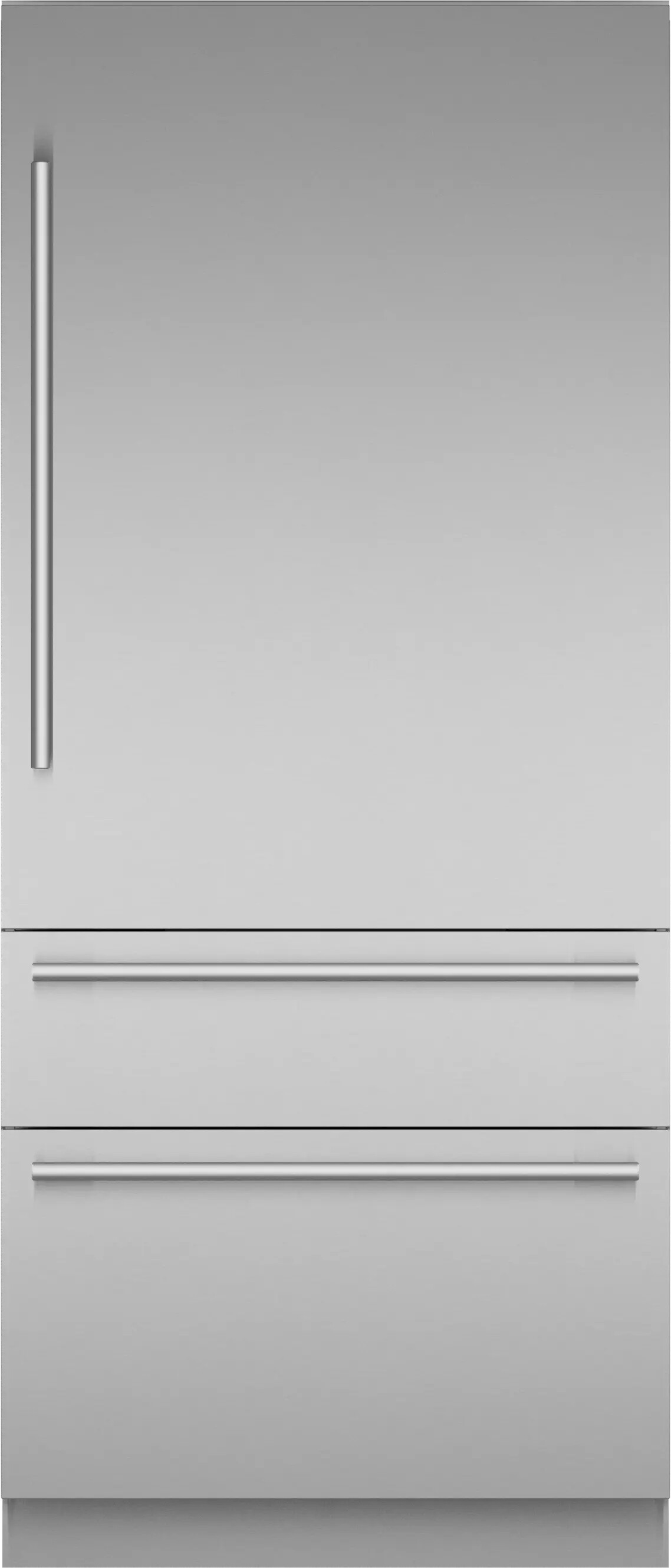 Thermador T36BB112SS Freedom Built-In Fridge-Freezer With Freezer At Bottom, 36'' Stainless Steel, Unisex