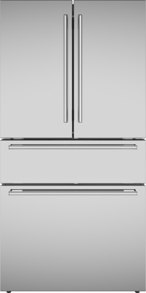 Thermador - Masterpiece Series 36 in. Wide 20.4 Cu. Ft. 4-Door French Door Bottom Freezer Smart Counter-Depth Refrigerator - Stainless Steel — FIN-0018644 | Fridge.com