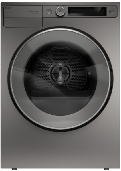 Asko T5VXLT 24 inch 5 Series Smart Electric Dryer with 5.2 cu. ft. Capacity, Fast Drying, Butterfly Drying and Load Light (Titanium)