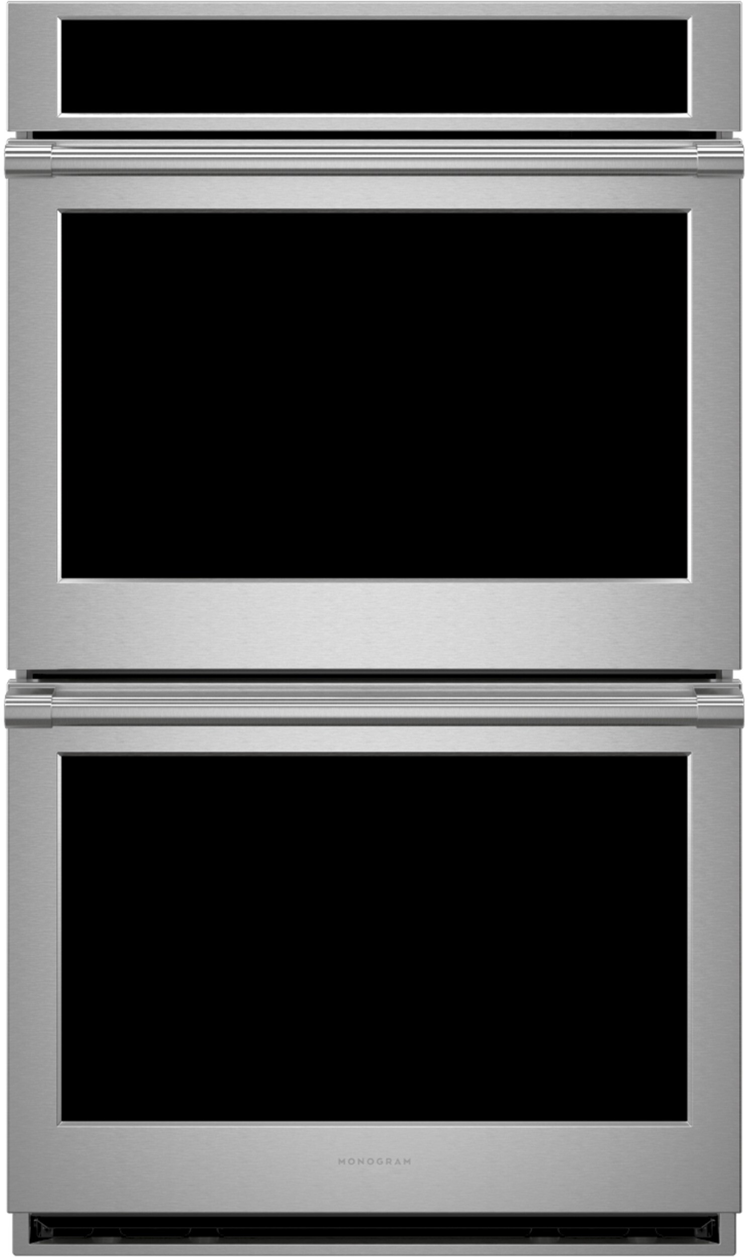 Monogram ZTDX1DPSZSS 30" Statement Double Wall Oven With In-Oven Camera, Twin Convection, Smart App Connectivity, 7" LCD Display, Unisex