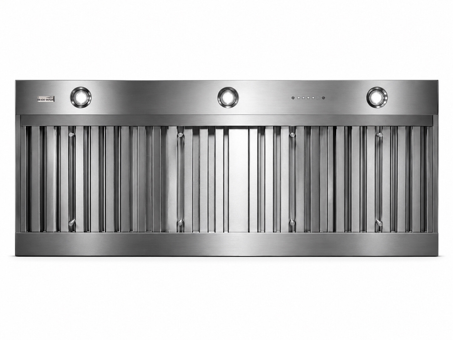 Trade-Wind VSL4601222RC 60 inch Designer Series Range Hood Insert with 1200 CFM, LED Lighting, Baffle Filters and Remote Control in Stainless Steel