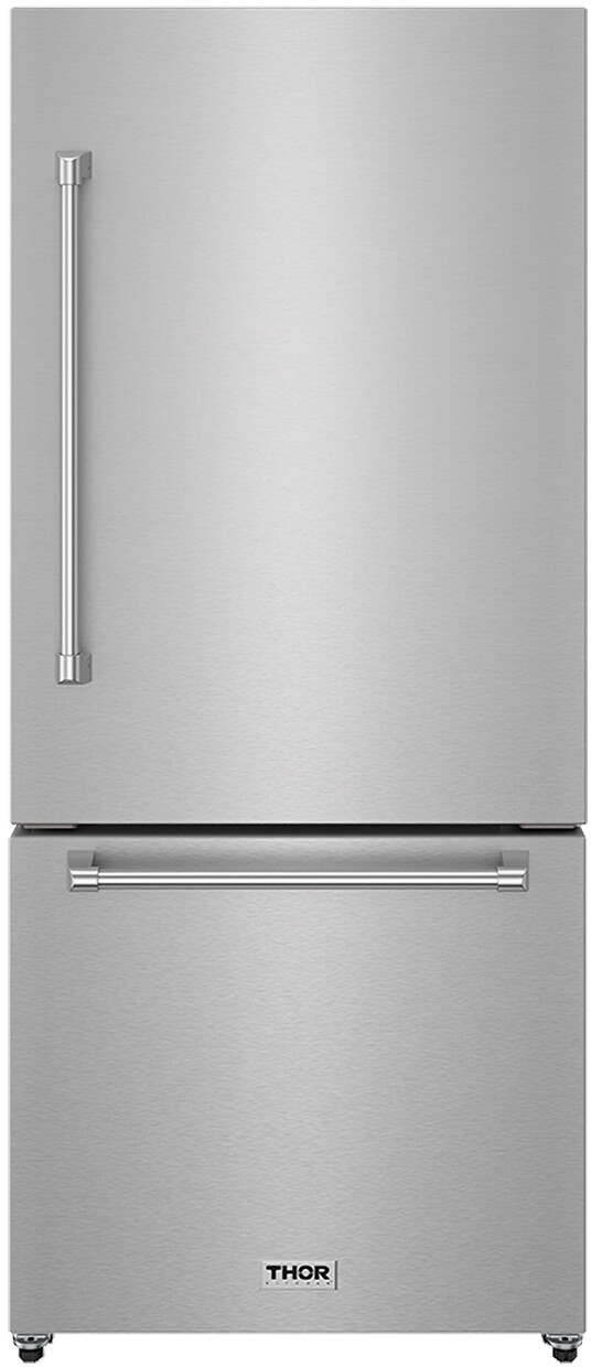 Thor Kitchen TRF3017BF 30 Inch Bottom Freezer Refrigerator In Stainless Steel