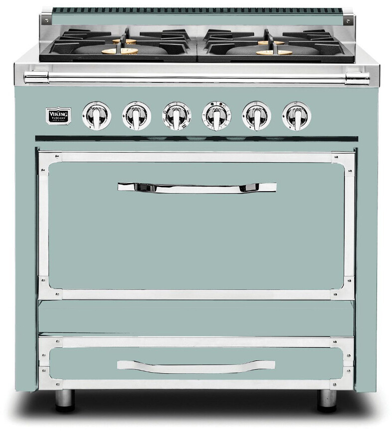 Viking Tuscany 36" Dual Fuel Natural Gas Range TVDR3614BSP