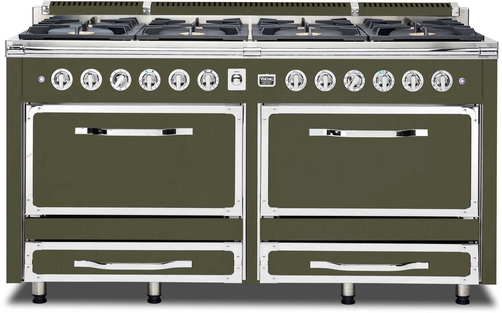 Tuscany 66"" Dual Fuel Natural Gas Range - Viking TVDR6618BCY