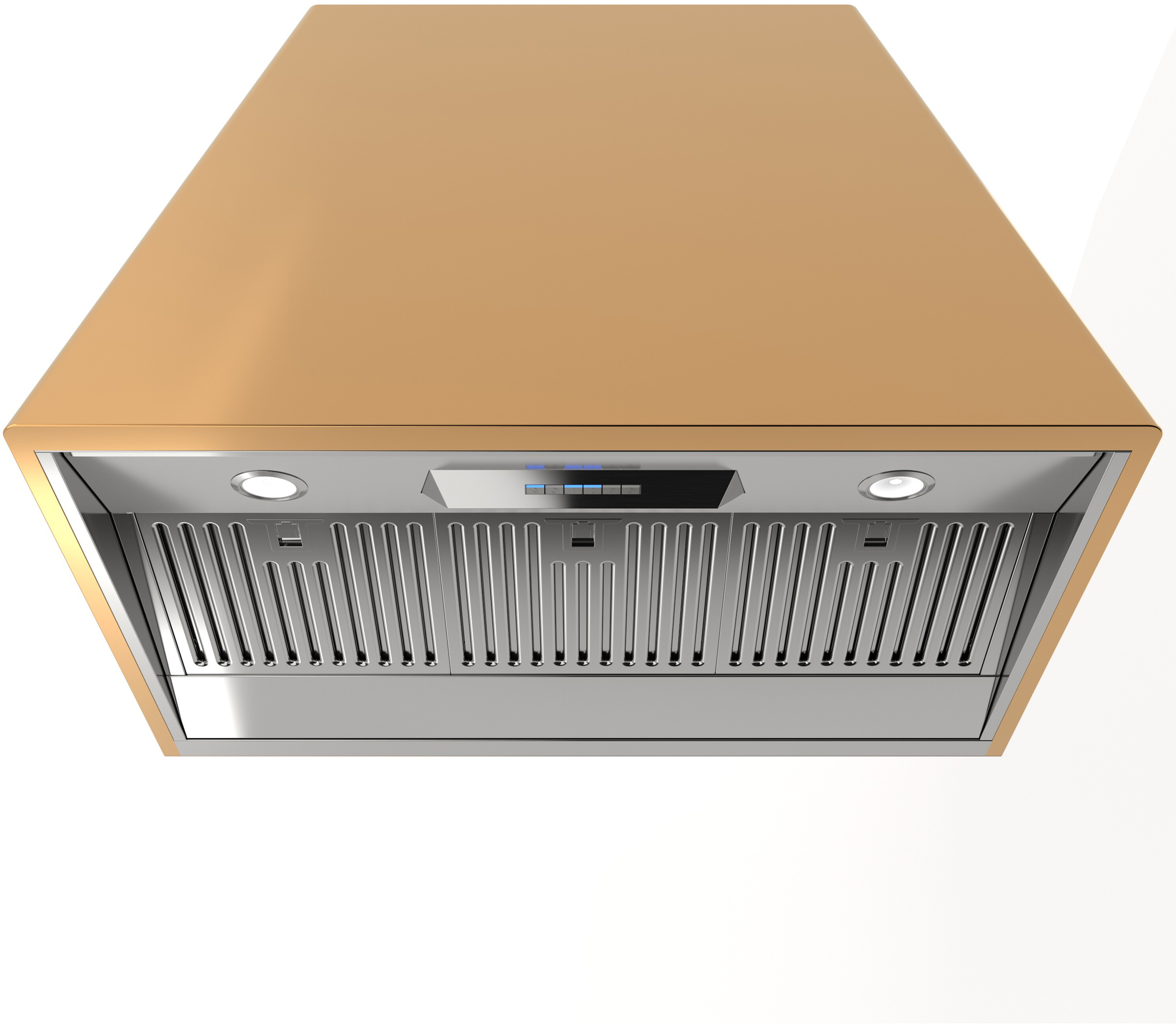 XO XOVD136SG 36 inch Designer Hood Canopy (Insert Hood Sold Separately) (Satin Gold)
