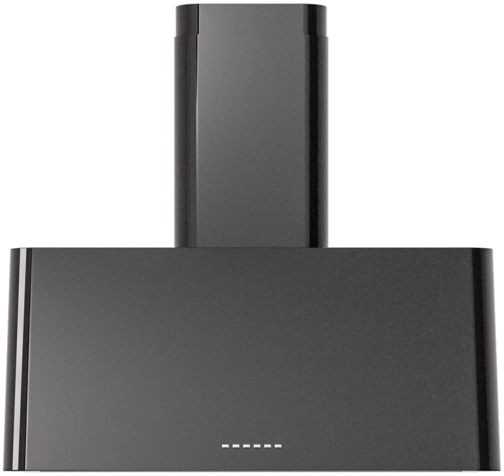 ILVE UAG30BK Nostalgie II 30 inch Wall Mount Range Hood with 600 CFM, 3 Speed + Intensive, Front LED Light Bar (Glossy Black)
