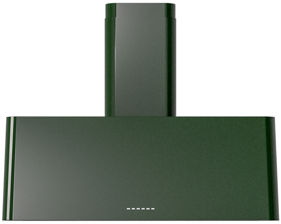 ILVE UAG36EG Nostalgie II 36 inch Wall Mount Range Hood with 600 CFM, 3 Speed + Intensive, Front LED Light Bar (Emerald Green)