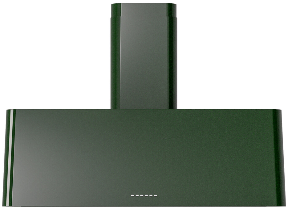 ILVE UAG40EG Nostalgie II 40 inch Wall Mount Range Hood with 600 CFM, 3 Speed + Intensive, Front LED Light Bar  (Emerald Green)