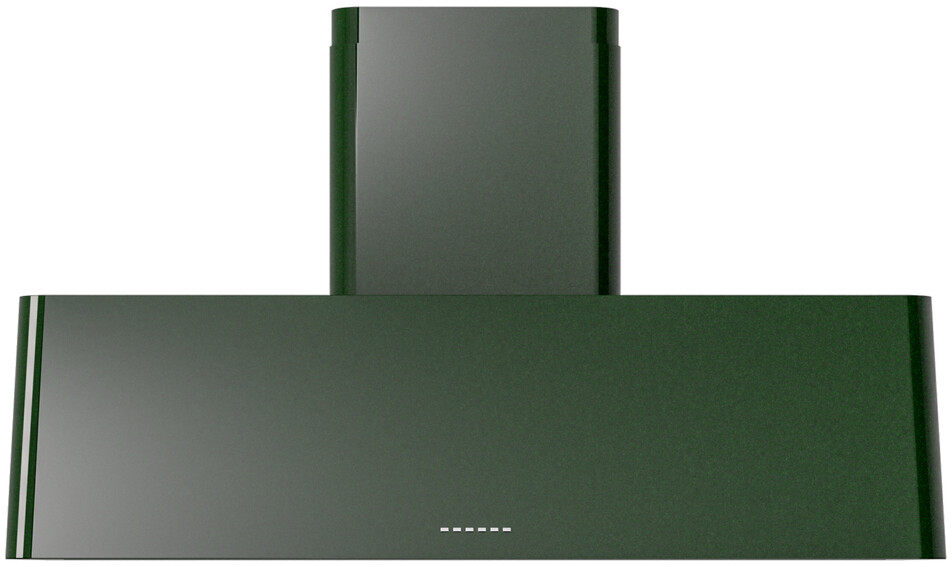 ILVE UAG48EG Nostalgie II 48 inch Wall Mount Range Hood with 850 CFM, 3 Speed + Intensive, Front LED Light Bar (Emerald Green)