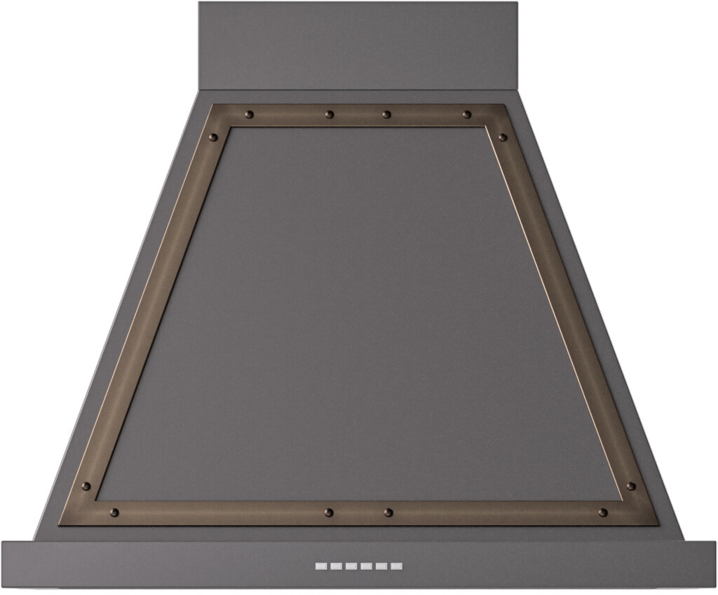 ILVE UANB30MGB Nostalgie II Noblesse 30 inch Range Hood with 600 CFM (Graphite Matte, Burnished)