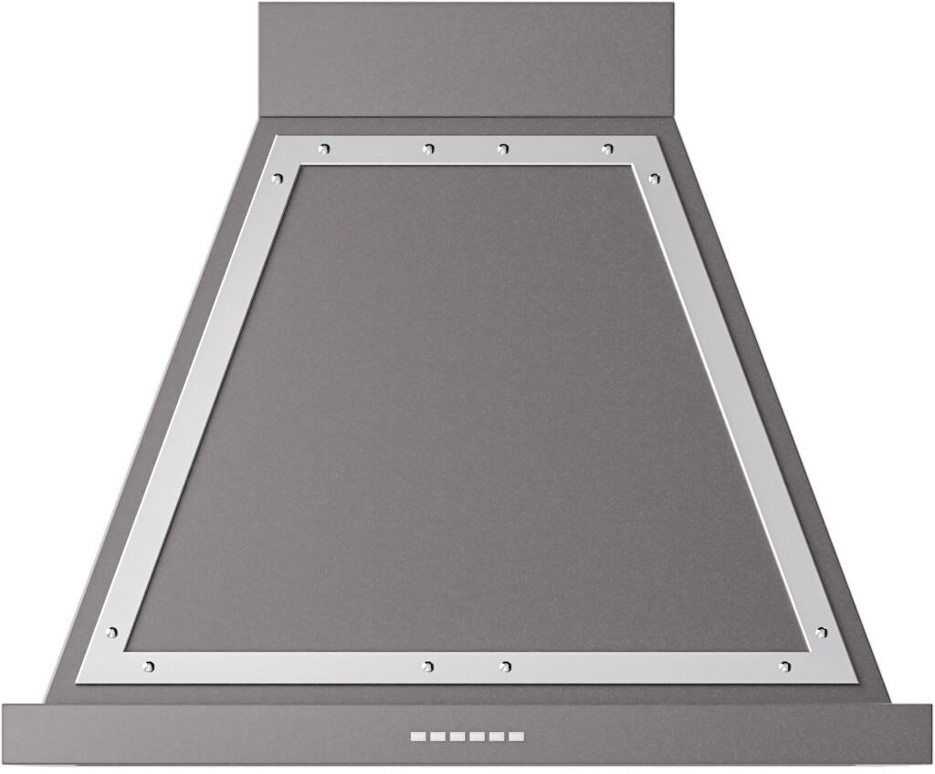ILVE UANB30MGC Nostalgie II Noblesse 30 inch Range Hood with 600 CFM (Graphite Matte, Chrome)