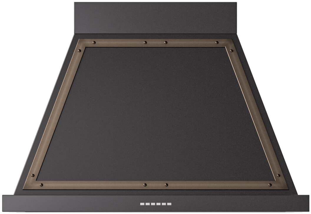 ILVE UANB36BKB Nostalgie II Noblesse 36 inch Range Hood (Glossy Black, Burnished)