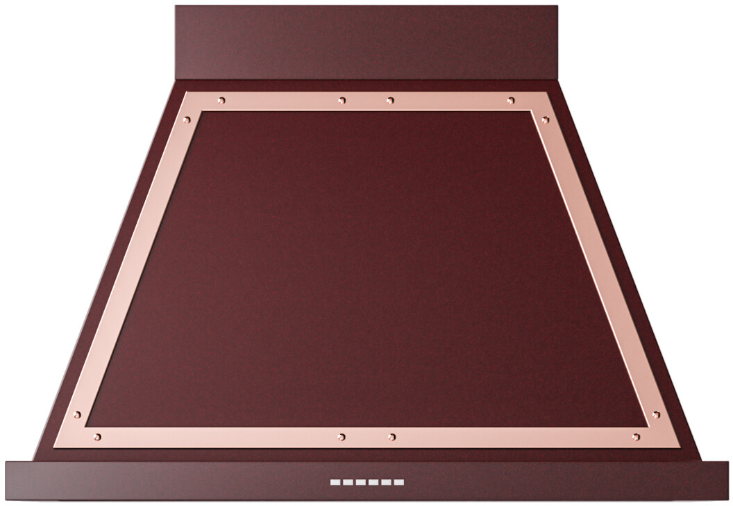 ILVE UANB36BUP Nostalgie II Noblesse 36 inch Range Hood (Burgundy, Copper)
