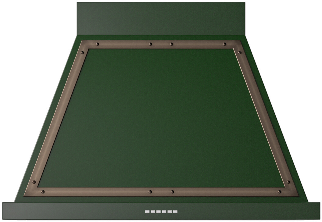 ILVE UANB36EGB Nostalgie II Noblesse 36 inch Range Hood (Emerald Green, Burnished)