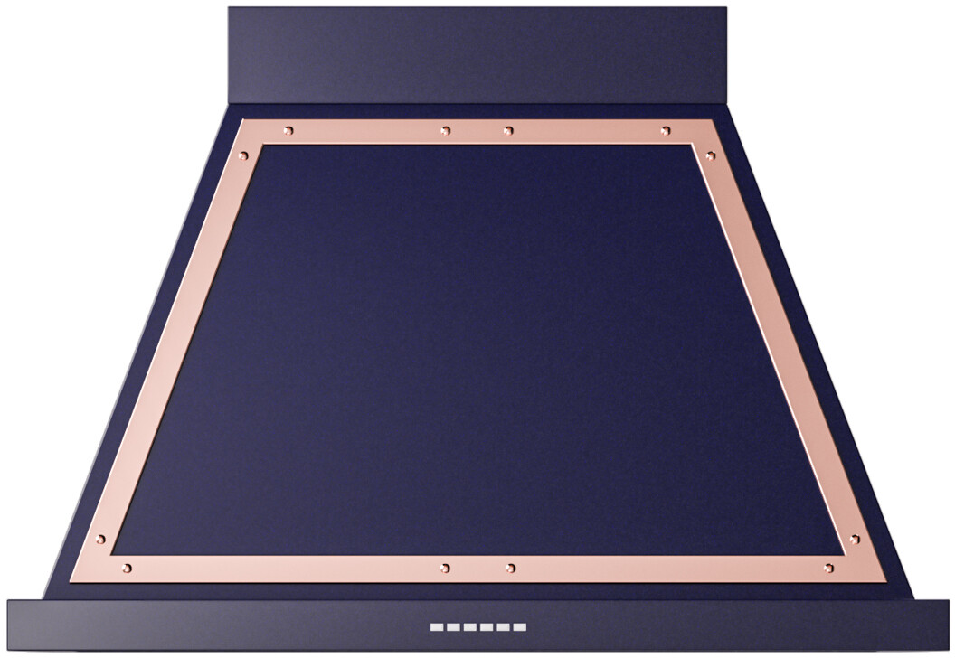 ILVE UANB36MBP Nostalgie II Noblesse 36 inch Range Hood (Midnight Blue, Copper)