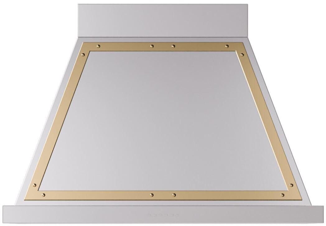 ILVE UANB36SSG Nostalgie II Noblesse 36 inch Range Hood (Stainless Steel, Brass)