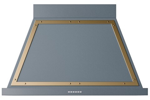 Ilve UANB40BGG 40 Inch Range Hood - 600 Cfm, 450 W, Front Led Bar, Stainless Steel, Anodized Aluminum Filters