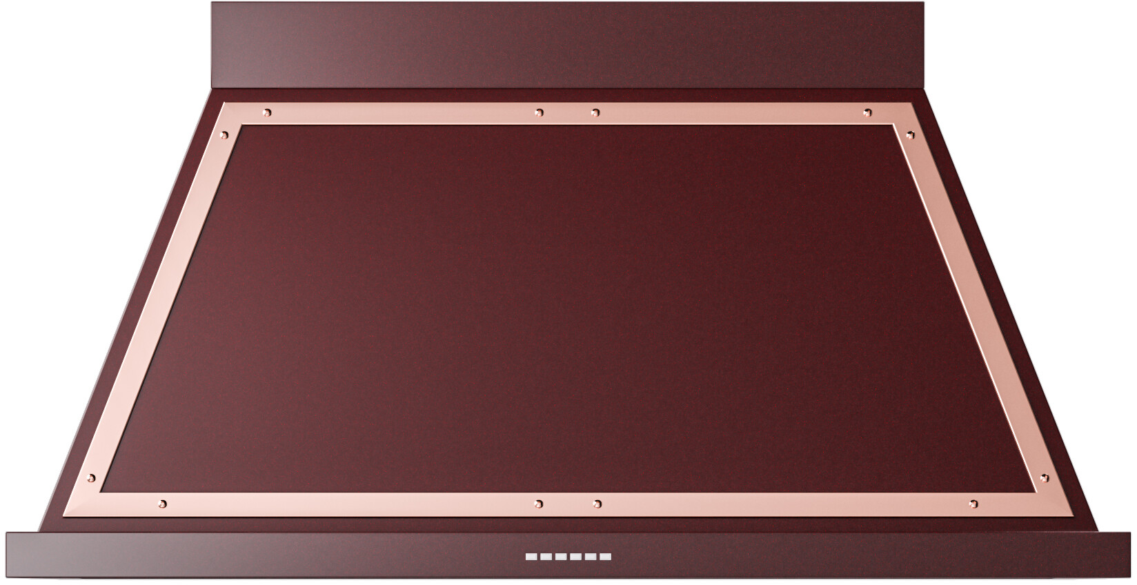 ILVE UANB48BUP Nostalgie II Noblesse 48 inch Range Hood with 600 CFM (Burgundy, Copper)
