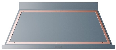 Ilve UANB60BGP 60 Inch Range Hood - 600 Cfm, 450 W, Front Led Bar, Stainless Steel, Anodized Aluminum Filters
