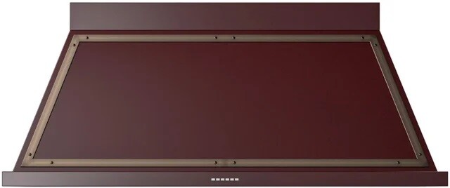 ILVE UANB60BUB Nostalgie II Noblesse 60 inch Range Hood with 600 CFM (Burgundy, Burnished)