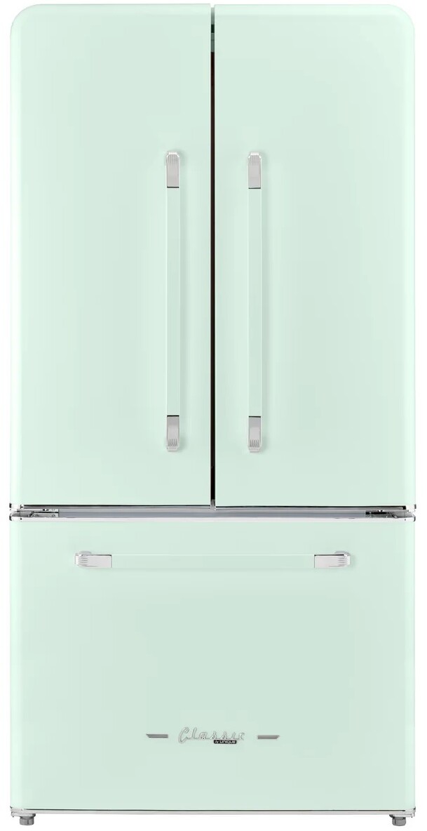 Unique Appliances 36 Inch Appliances Classic Retro 36" Counter Depth French Door Refrigerator UGP595LLGAC — FIN-0018776 | Fridge.com