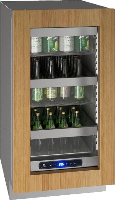 18 Inch 18"" Freestanding/Built In Undercounter Compact All-Refrigerator - U-Line UHRE518IG01A