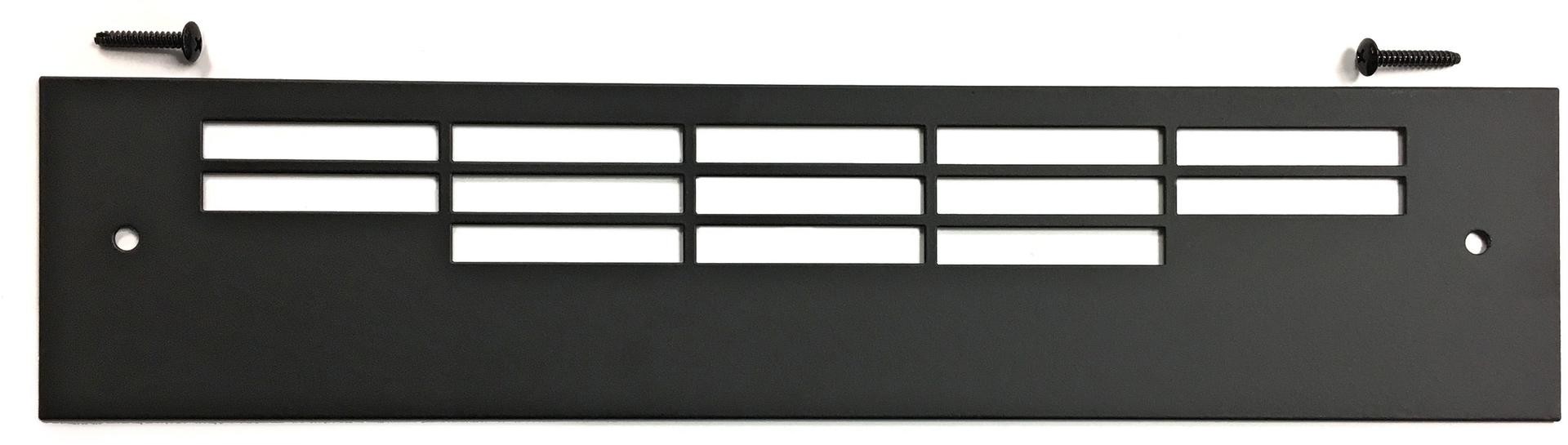 U-Line ULAGRILLE15 15 inch Adjustable Black Grille for 3000 Seres and 5 Class