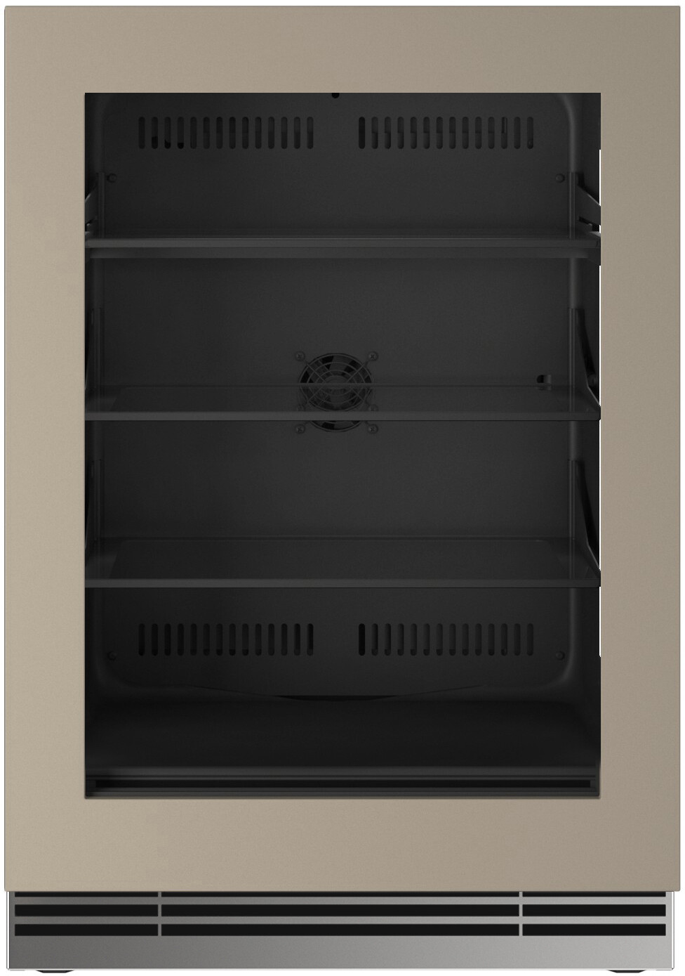U-Line URRE324IG01A Home Collection 24 inch Compact Refrigerator with 5.1 cu. ft. Capacity, Black Interior, Energy Star, and Adjustable Glass Shelves (Panel Ready Frame Glass)