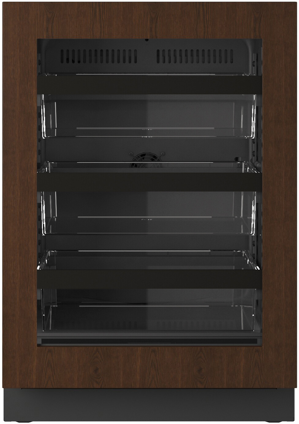 U-Line URRE424IG01A Seamless Collection 24 inch Built-In Indoor/Outdoor Compact Refrigerator with 5.1 cu. ft. Capacity, Three Full-Extension Bins, Multi-Point LED Lighting and ENERGY STAR Certified in Panel Ready (Panel Ready Frame Glass)