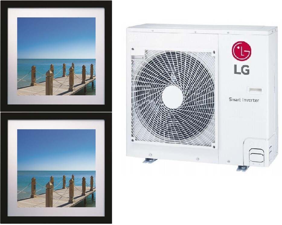 LG Art Cool Gallery 9,000 BTU Single Zone Ductless Split System LG9FK1