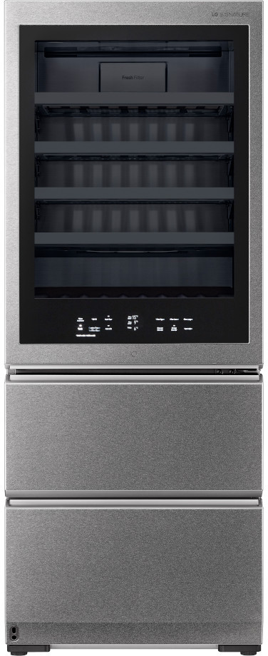 28 Inch Signature 28"" Counter Depth Bottom Freezer Refrigerator - LG URETC1408N