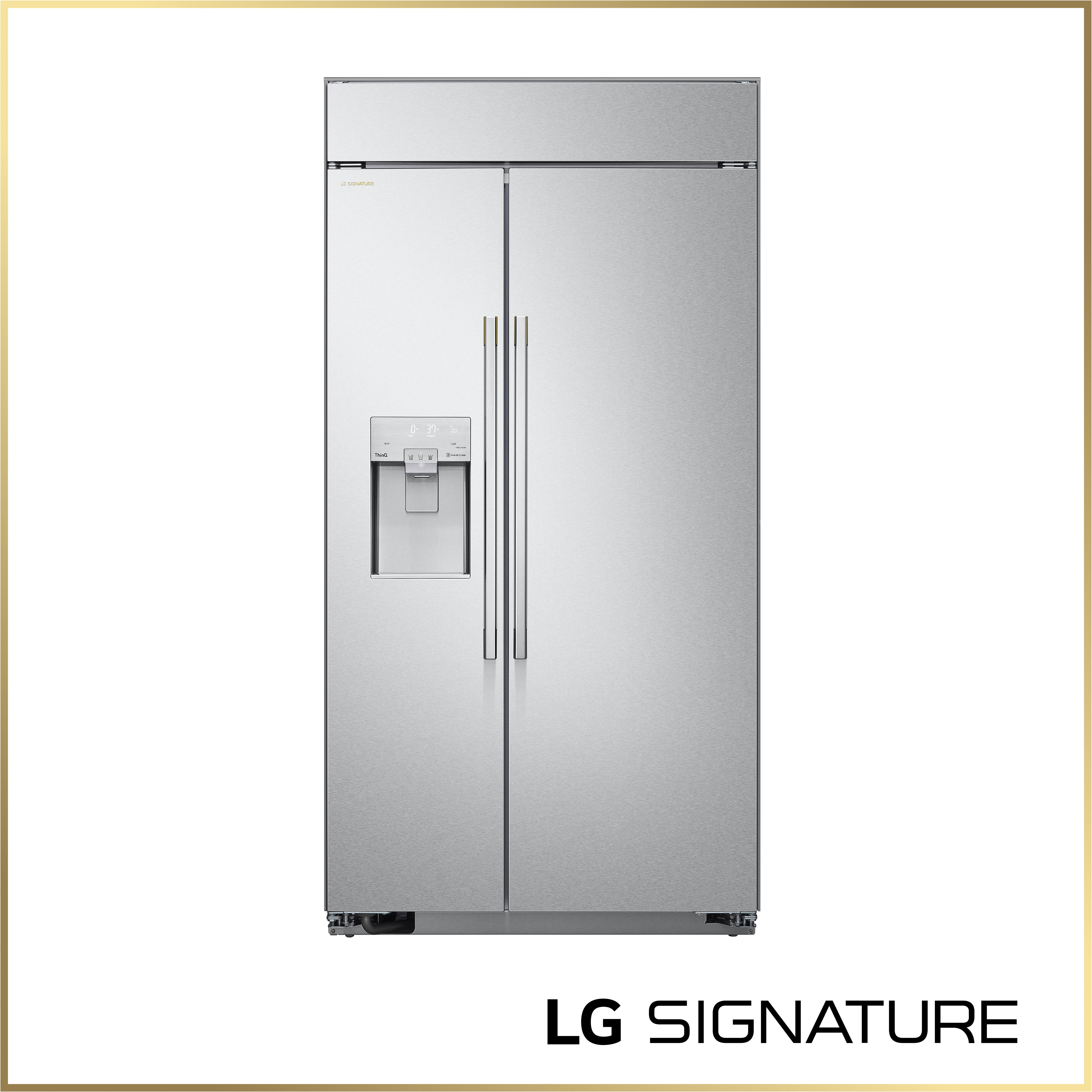 LG SIGNATURE 42 Inch SIGNATURE 42 Built In SidebySide Refrigerator US26WBB92S