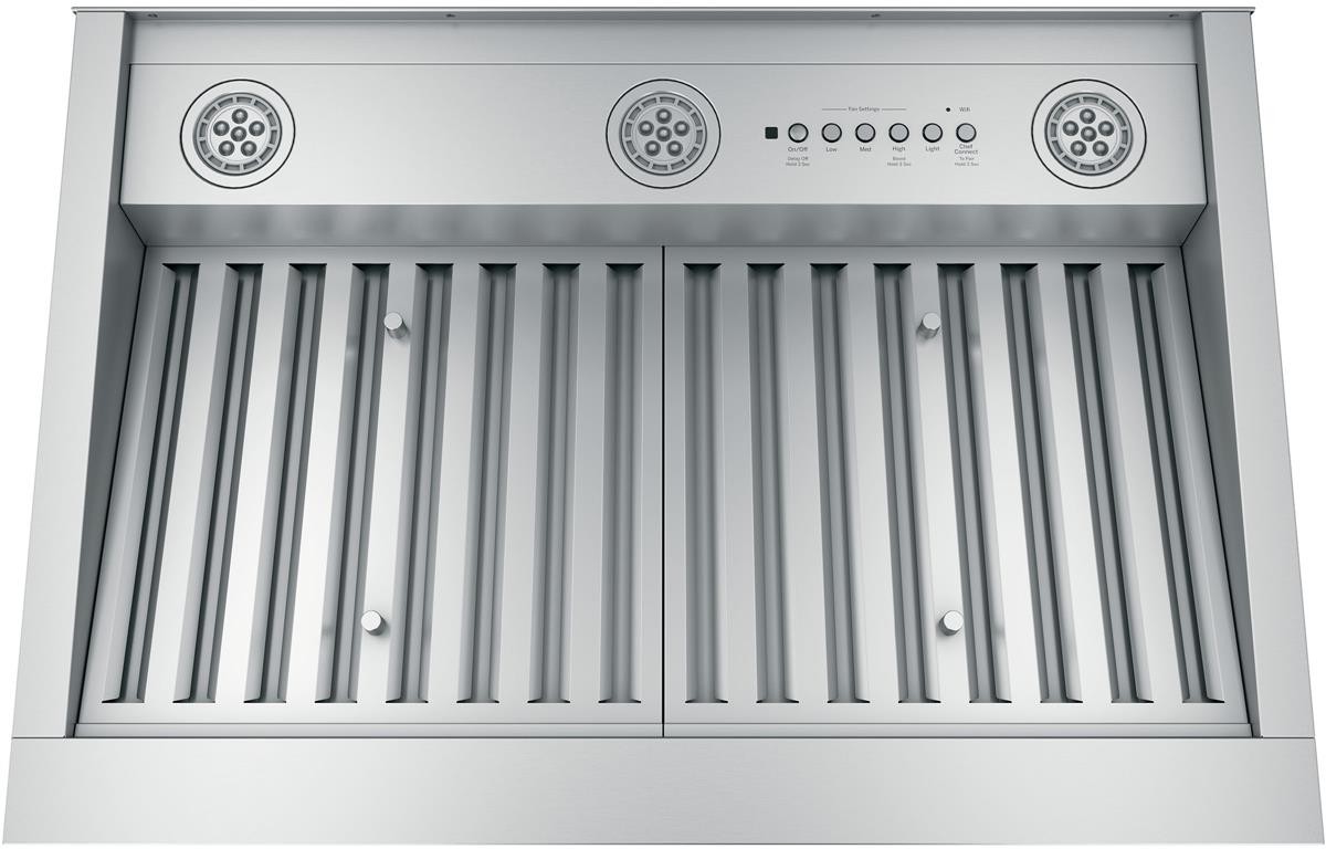 Ge Appliances UVC9300SLSS 30" Smart Designer Custom Insert W/ Dimmable LED Lighting - 610-Cfm Blower, Triple LED Dimmable Lighting, Premium Baffle