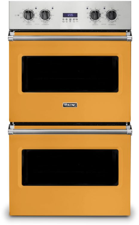 Viking VDOE130DA 5 Series 30 inch Electric Double Thermal Convection Oven with 9.4 cu. ft. Total Capacity (Daffodil)