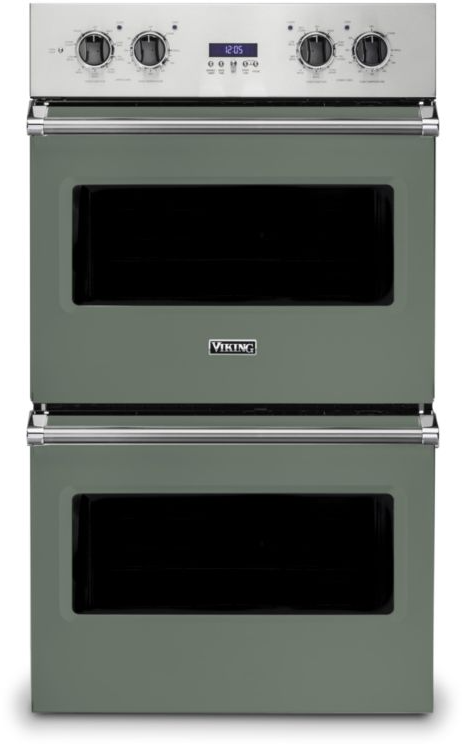 Viking VDOE130EU 5 Series 30 inch Electric Double Thermal Convection Oven with 9.4 cu. ft. Total Capacity (Eucalyptus)