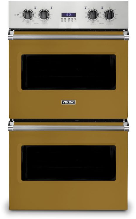 Viking VDOE130GH 5 Series 30 inch Electric Double Thermal Convection Oven with 9.4 cu. ft. Total Capacity (Golden Hour)