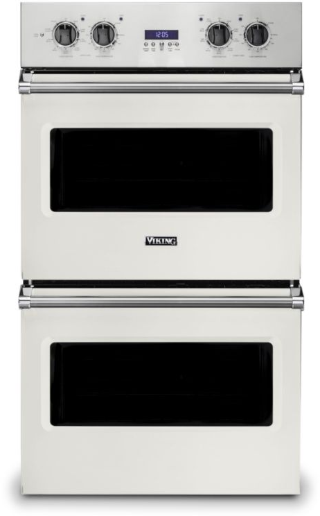 Viking VDOE130PW 5 Series 30 inch Electric Double Thermal Convection Oven with 9.4 cu. ft. Total Capacity (Pure White)