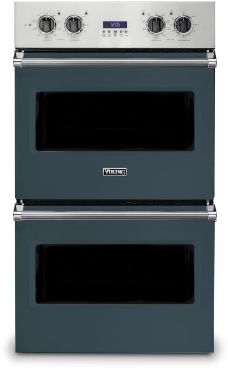 Viking VDOE130SQ 5 Series 30 inch Electric Double Thermal Convection Oven with 9.4 cu. ft. Total Capacity (Squall)