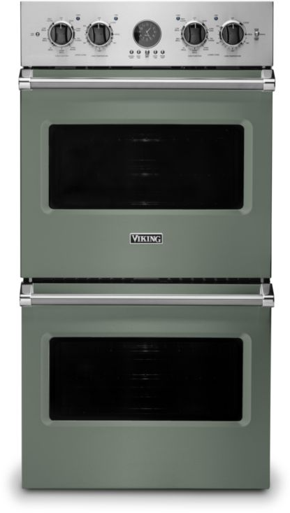 Viking VDOE527EU 5 Series 27 inch Electric Double Thermal Convection Oven with 8.2 cu. ft. Total Capacity (Eucalyptus)