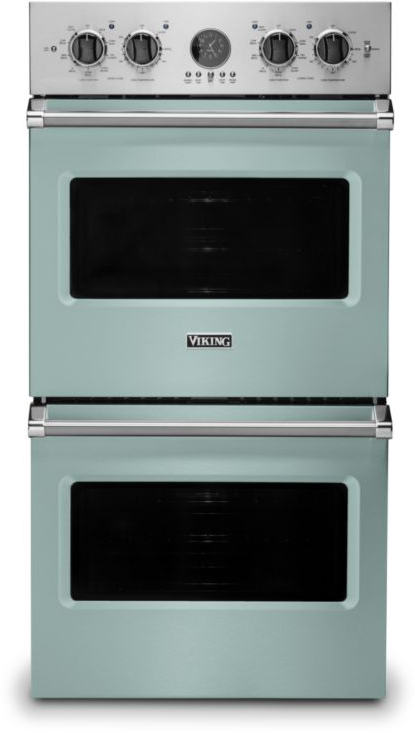 Viking VDOE527SP 5 Series 27 inch Electric Double Thermal Convection Oven with 8.2 cu. ft. Total Capacity (Splash)